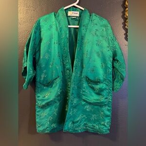 76 - vintage 100% Silk Children’s Kimono *no belt*